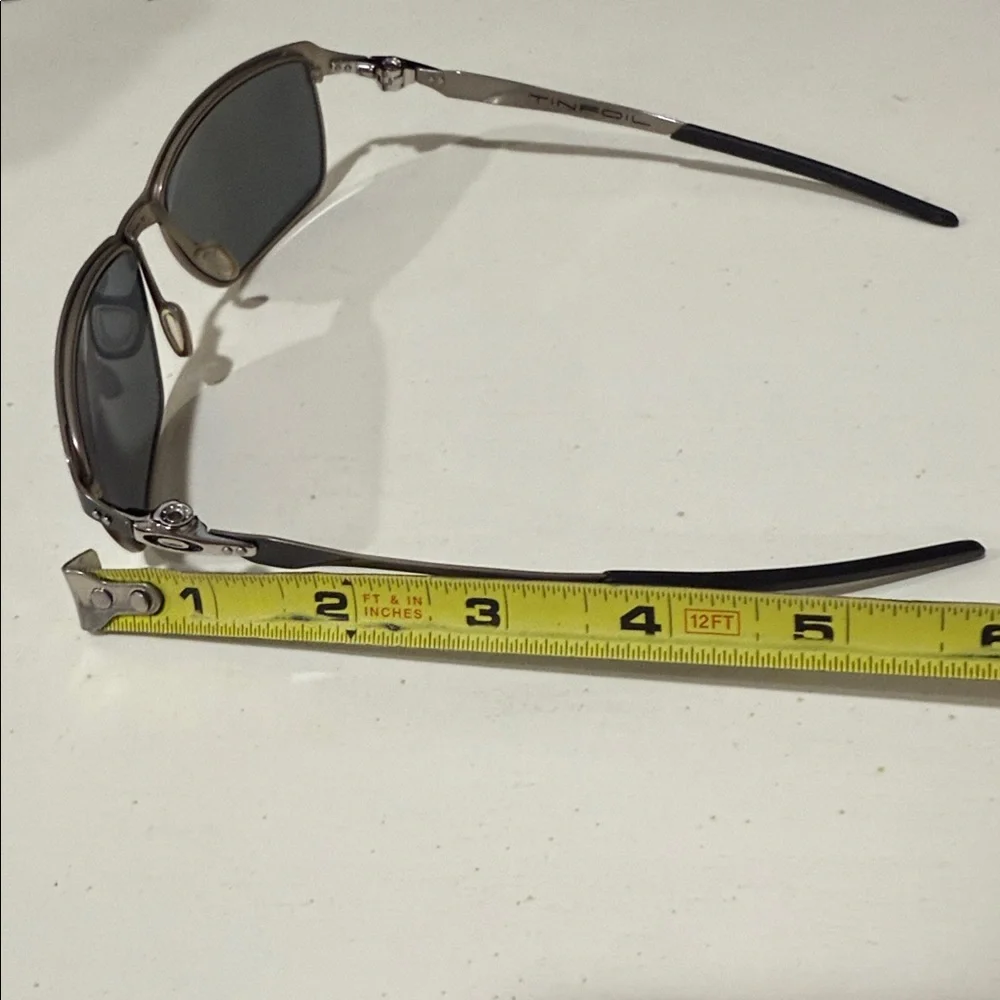 Oakley Tinfoil Sunglasses in Black with Case